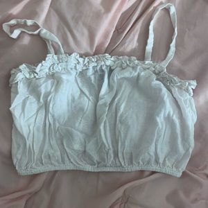 White crop top